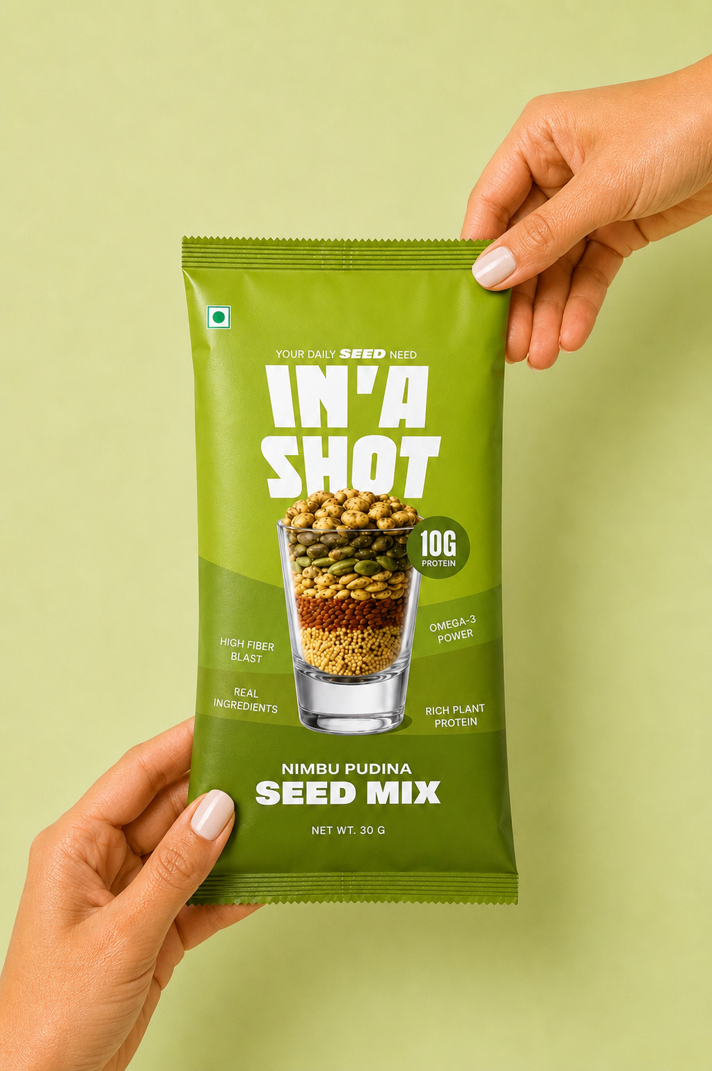 Nimbu Pudina Seed Mix (Pack of 10 x 30g each) - 300g