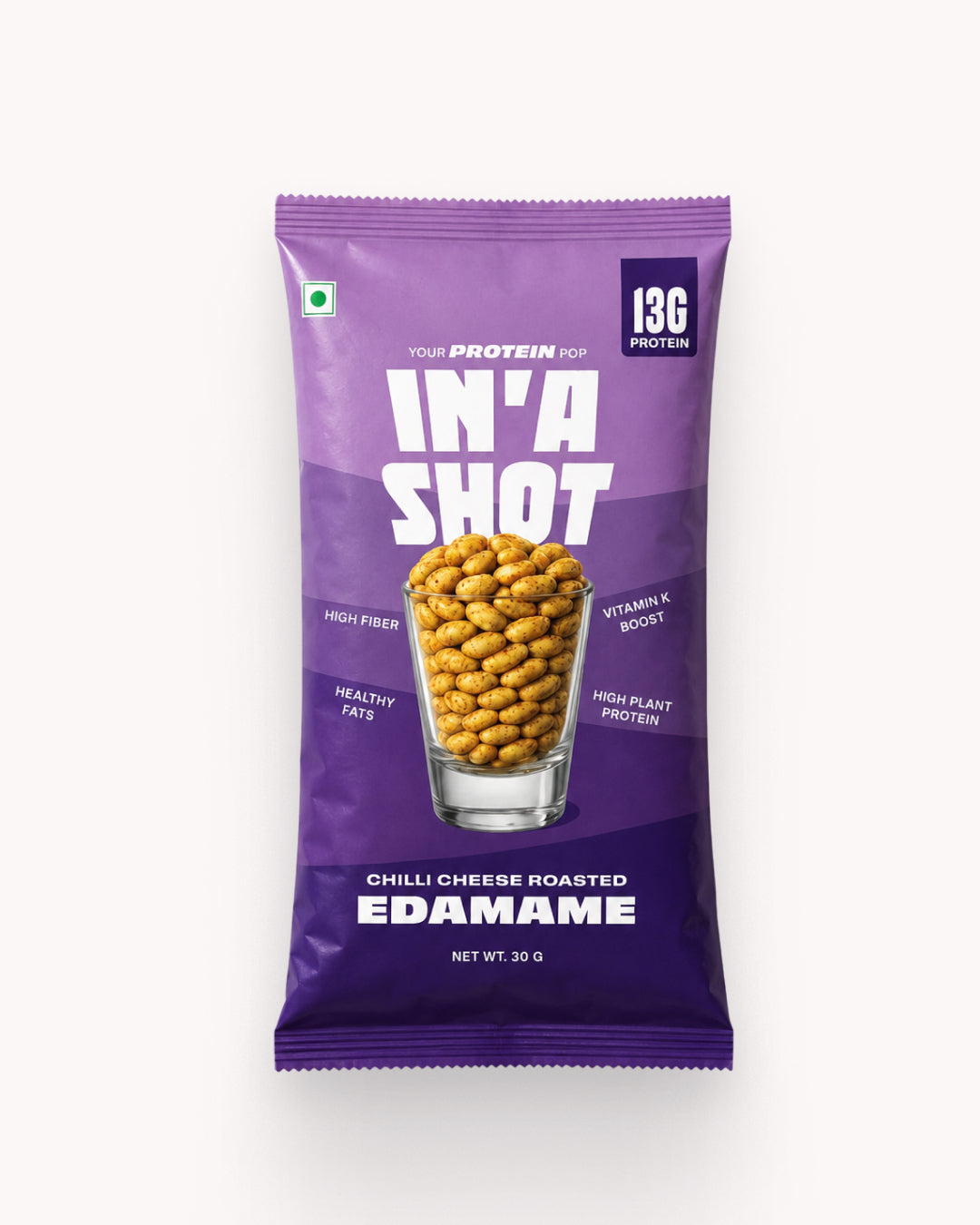 Chilli Cheese Edamame (Pack of 10 x 30g each) - 300g