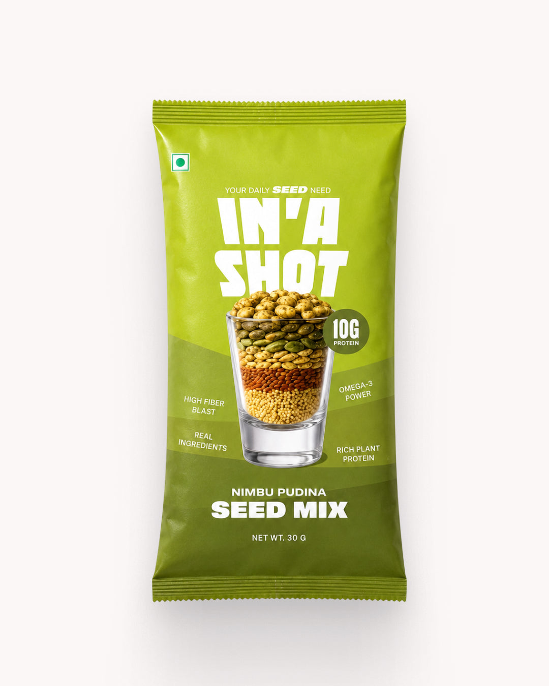 Nimbu Pudina Seed Mix (Pack of 10 x 30g each) - 300g